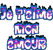 je t'aime mon amour...........